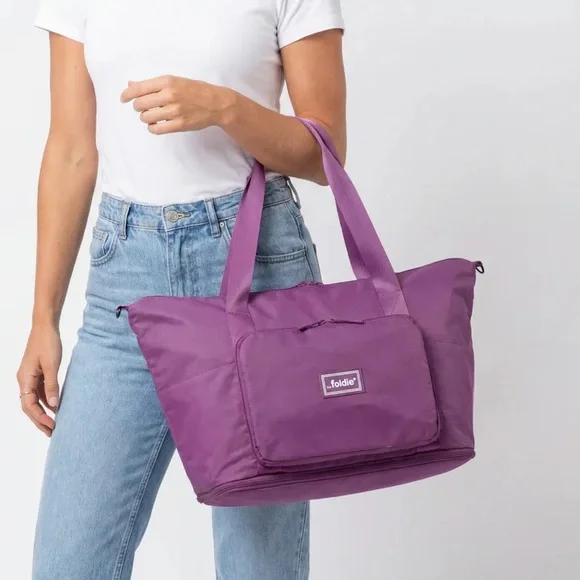 Foldie Travel Bag- Purple - Picture 2 of 16